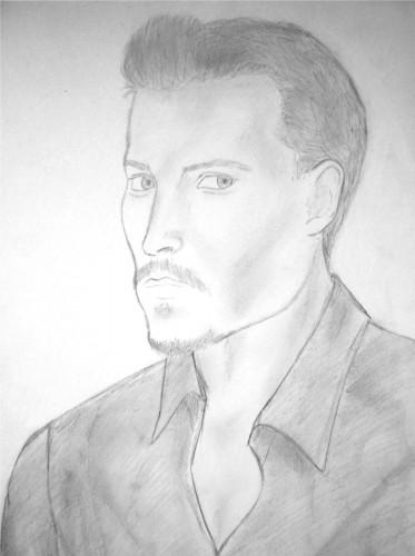 Fonds d'cran Art - Crayon Cinma - Sries TV Johnny Depp