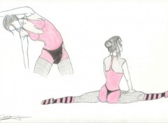 Wallpapers Art - Pencil gymnastique