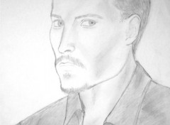 Wallpapers Art - Pencil Johnny Depp