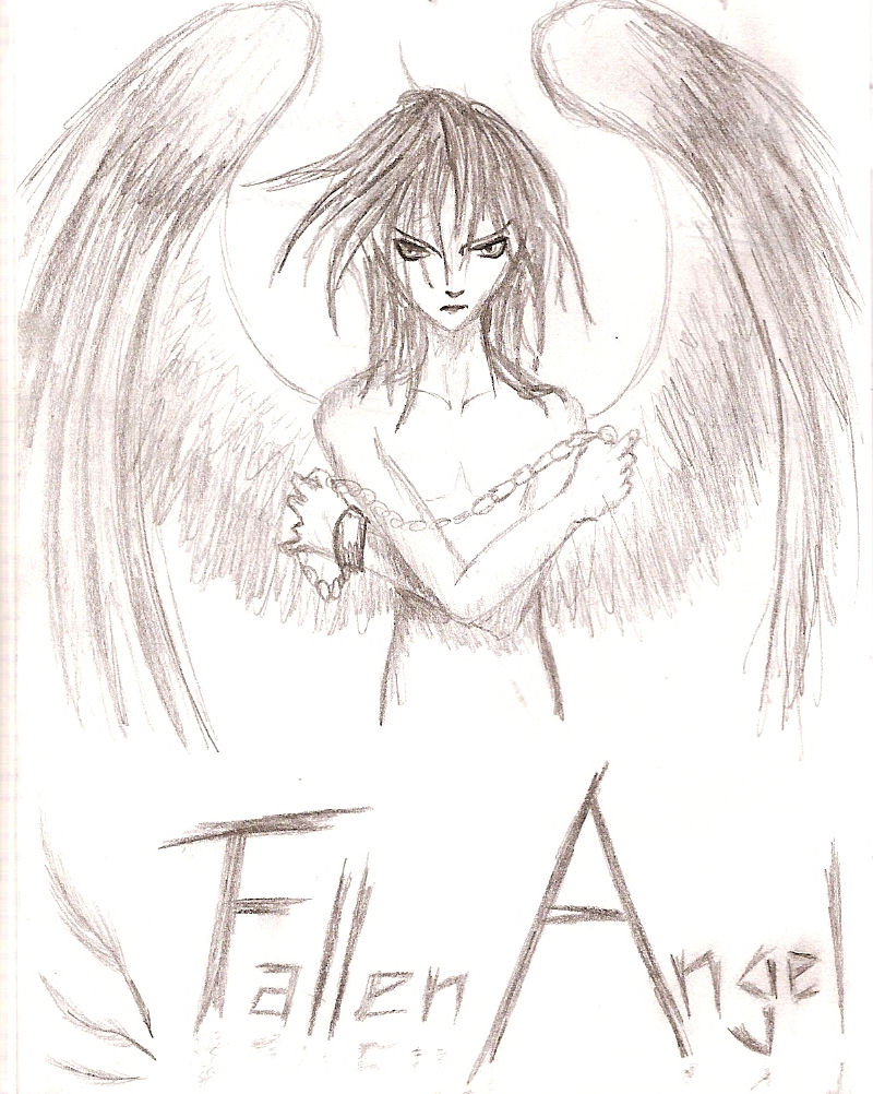 Wallpapers Art - Pencil Manga - Miscellaneous Fallen Angel