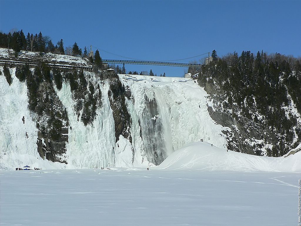 Fonds d'cran Nature Cascades - Chutes Chtes MOntmorency