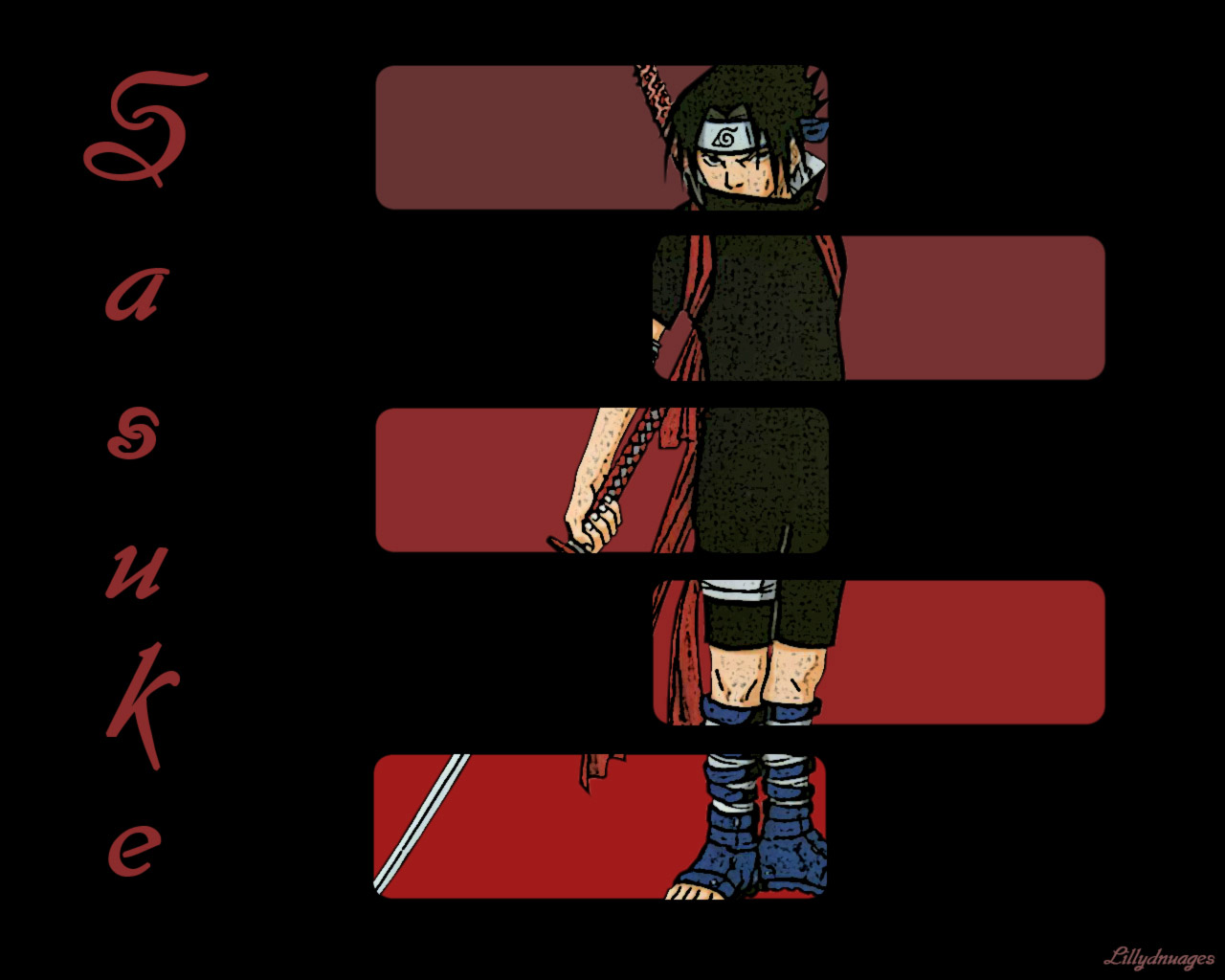 Fonds d'cran Manga Naruto Sasuke