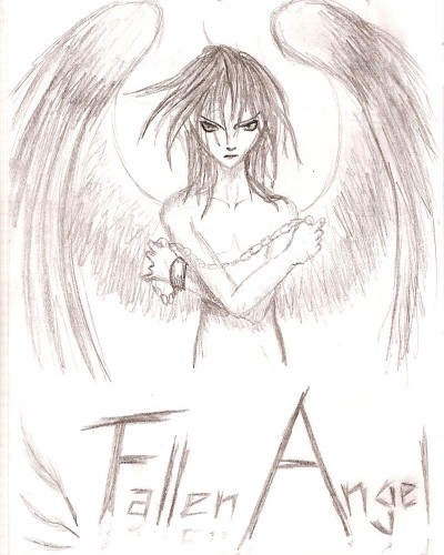 Fonds d'cran Art - Crayon Manga - Divers Fallen Angel