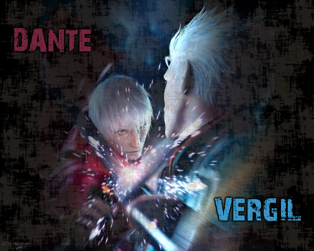 Fonds d'cran Jeux Vido Devil May Cry 3 Dante Vs Vergil