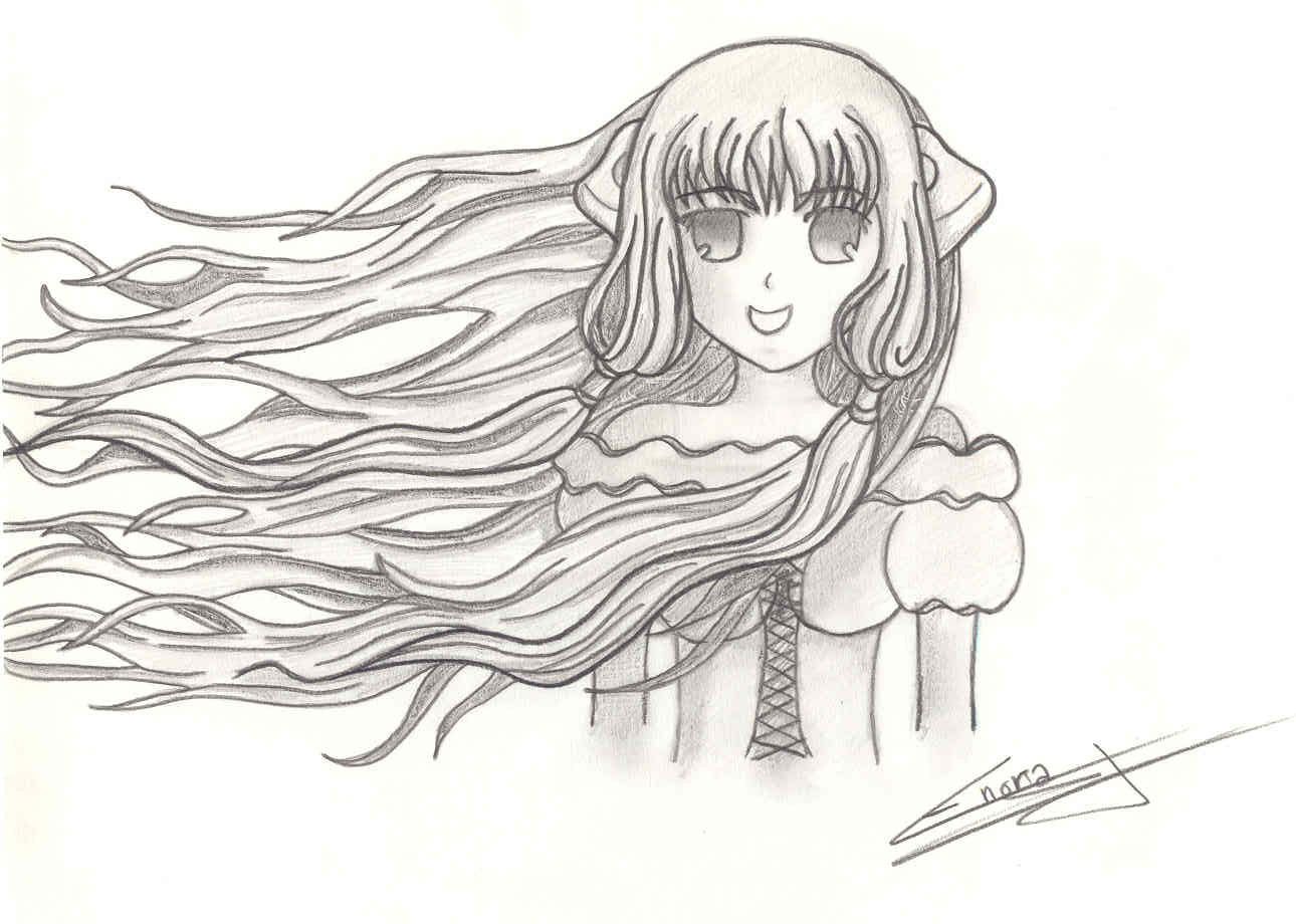 Fonds d'cran Art - Crayon Manga - Chobits chobits