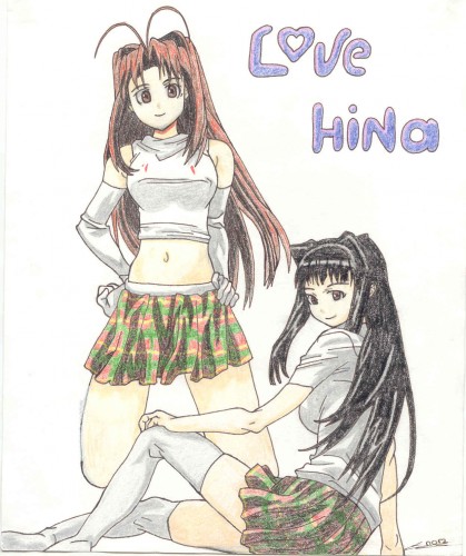 Fonds d'cran Art - Crayon Manga - Love Hina love hina