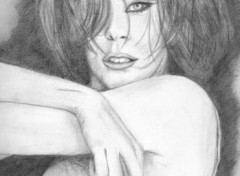 Fonds d'cran Art - Crayon Nicol Kidman