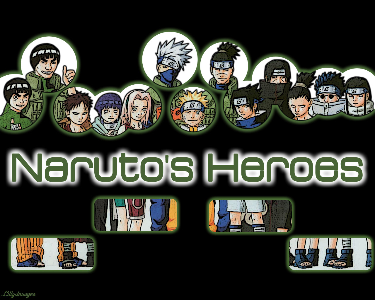 Fonds d'cran Manga Naruto Naruto's Heroes