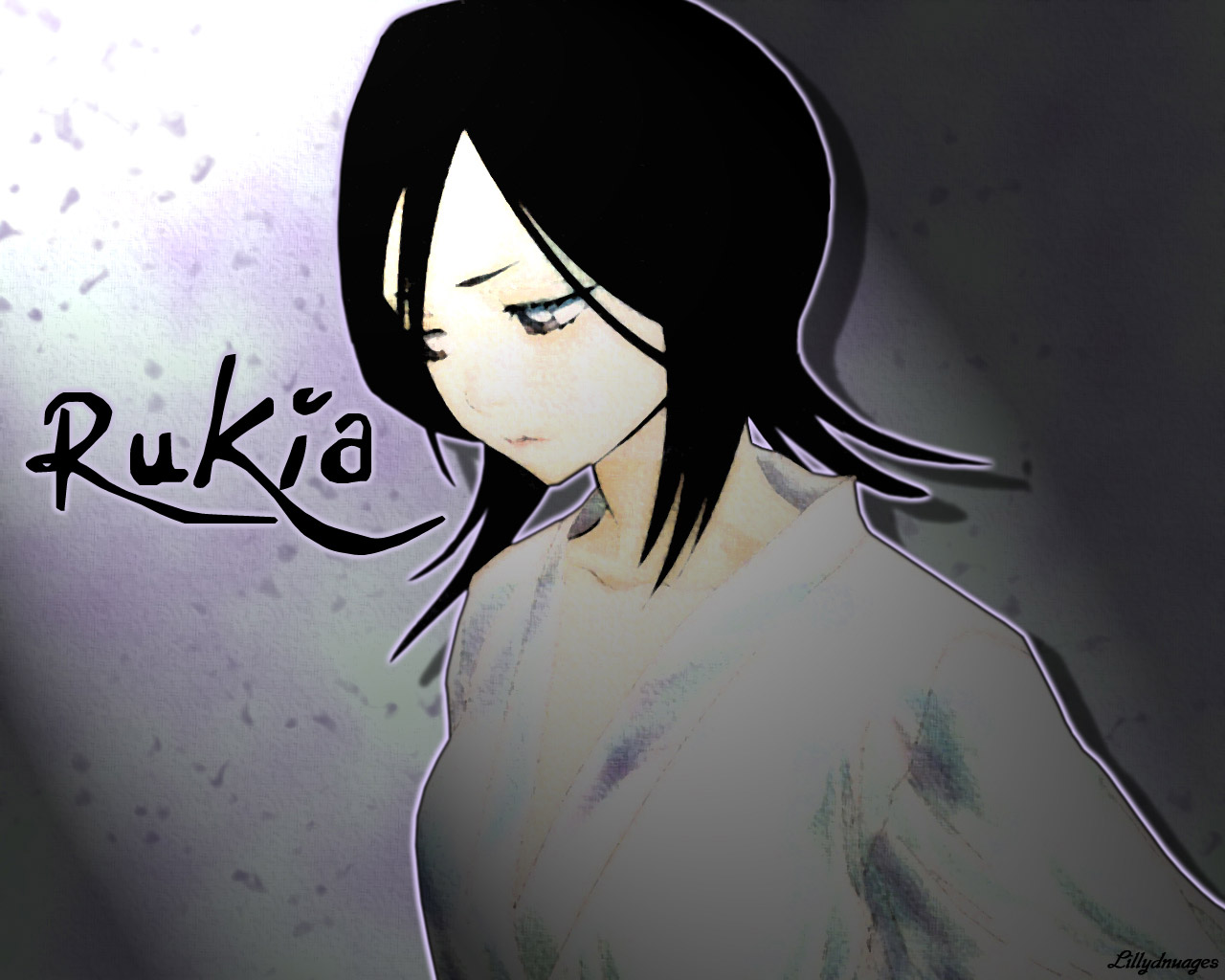 Fonds d'cran Manga Bleach Rukia