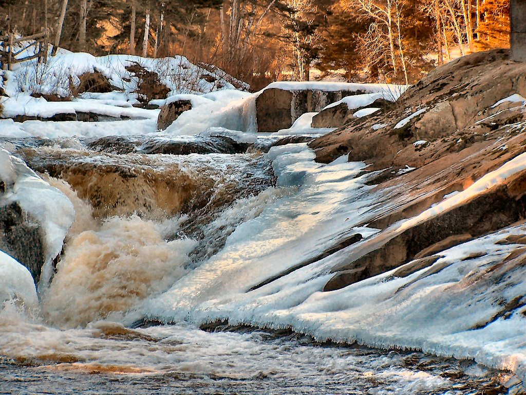 Wallpapers Nature Waterfalls Fonte des neiges