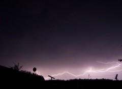 Fonds d'cran Nature Orage en t