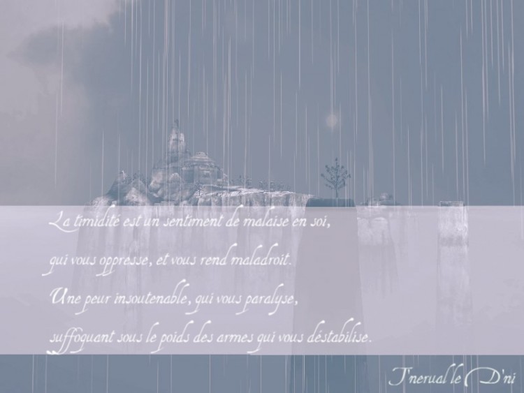 Wallpapers Digital Art Poetry - Texts La Timidit