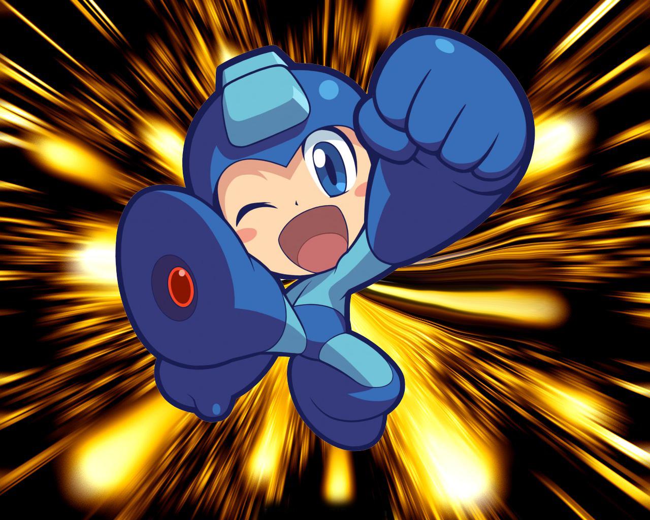 Wallpapers Video Games Megaman Powered UP Megaman Vs cutman