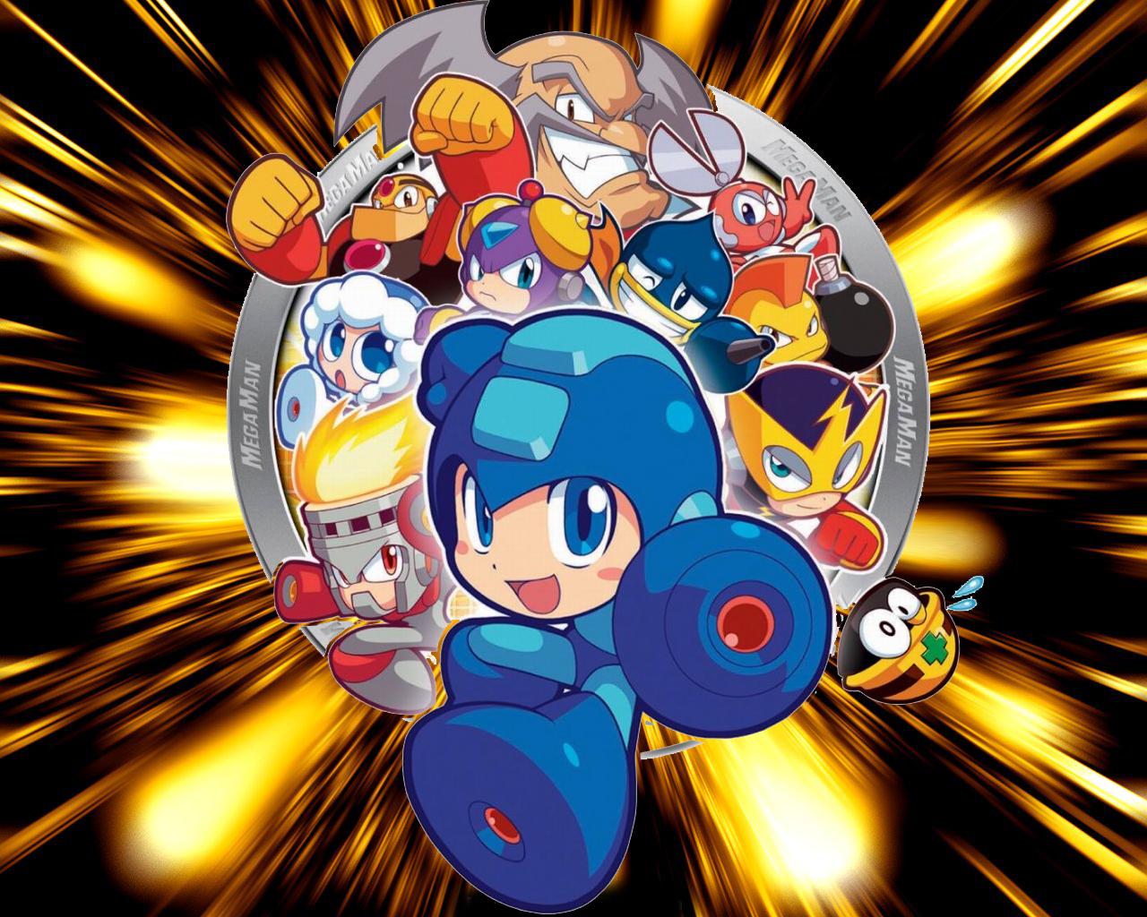 Fonds d'cran Jeux Vido Megaman Powered UP Megaman Powered UP