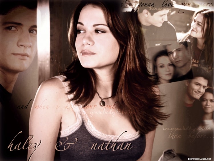 Fonds d'cran Sries TV Les Frres Scott (One Tree Hill) Nathan et Haley