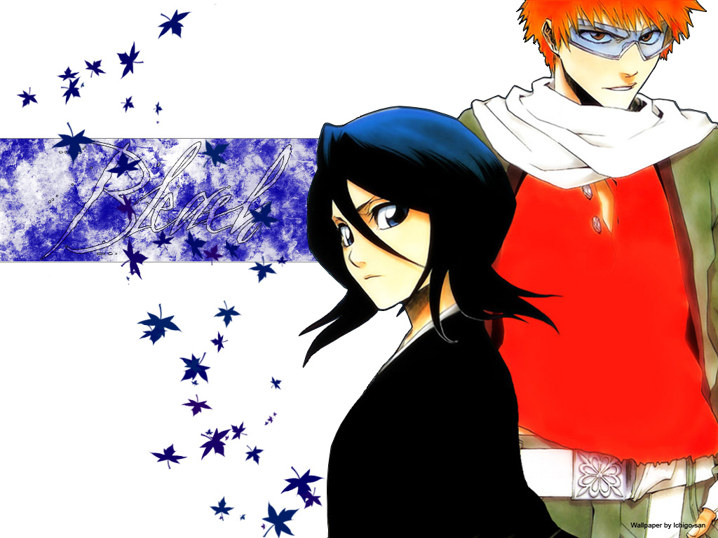 Wallpapers Manga Bleach Rukia&Ichigo