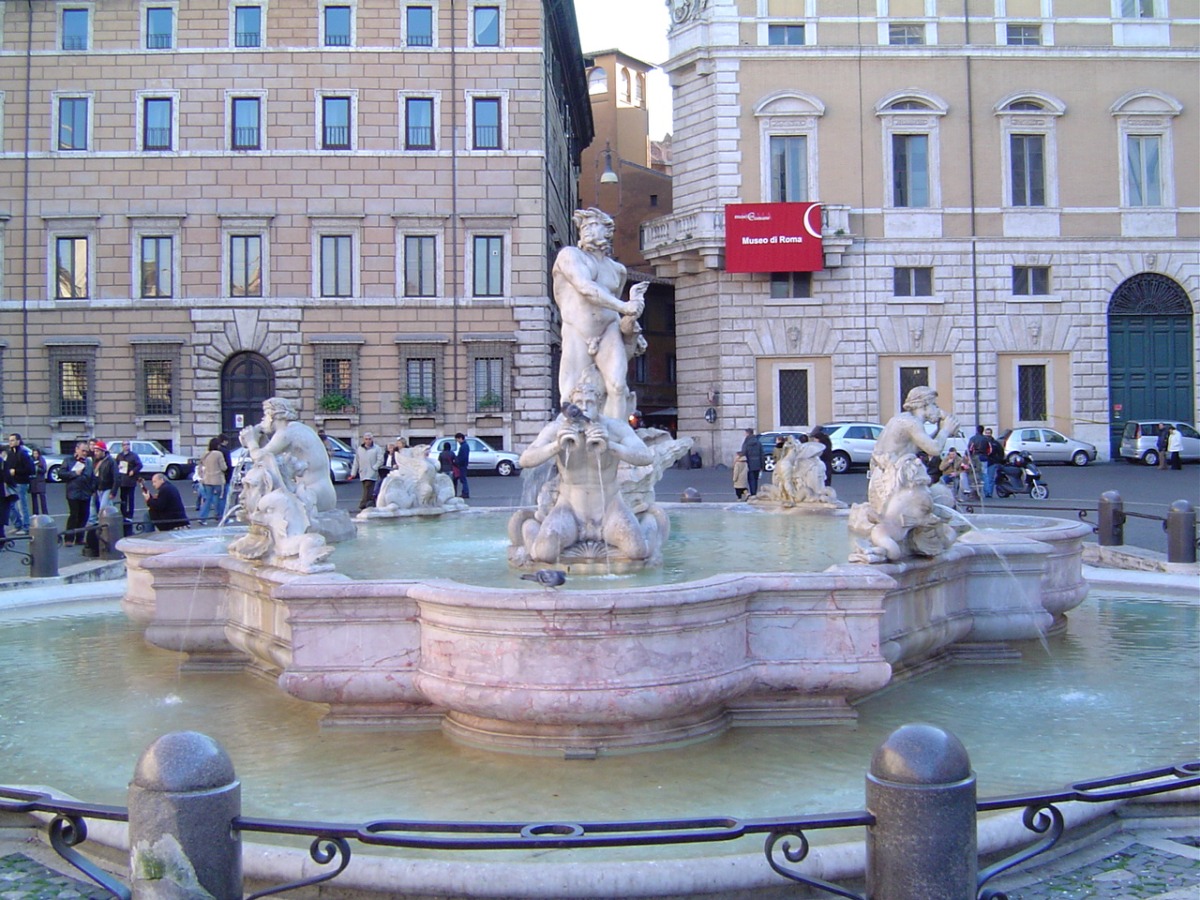 Wallpapers Constructions and architecture Fountains - Water Jets Fontana della Piazza di Navora, Roma