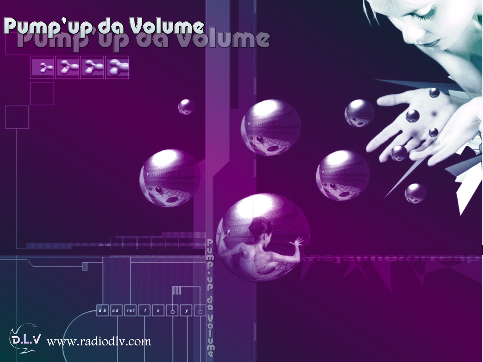 Fonds d'cran Musique Radio DLV pump up da volume sur dlv