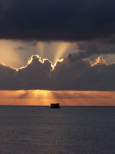 Fonds d'cran Voyages : Asie Maldives Coucher de soleil aux Maldives !