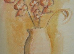 Fonds d'cran Art - Peinture bouquet