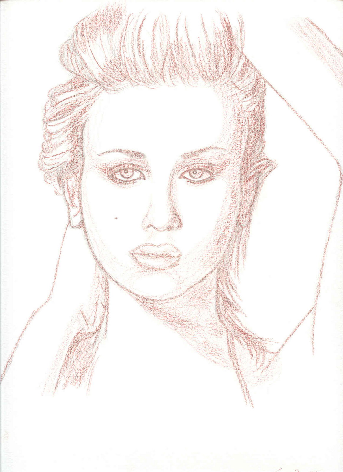 Wallpapers Art - Pencil Portraits Scarlett Johansson