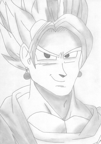 Fonds d'cran Art - Crayon Manga - Dragon Ball Z sangoku