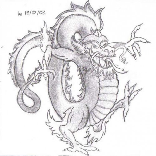 Fonds d'cran Art - Crayon Fantasy - Dragons Unknown dragoon