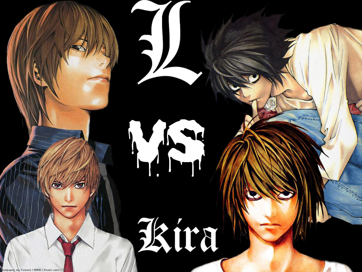 Wallpapers Manga Death Note Kira VS L