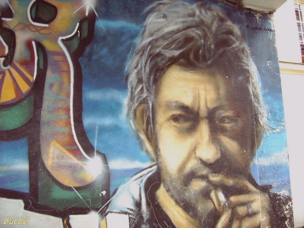 Fonds d'cran Art - Peinture Fresques Hommage  Gainsbourg