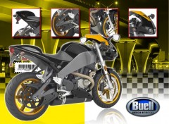 Fonds d'cran Motos Buell FIREBOLT - jaune