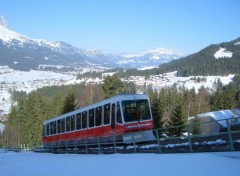 Fonds d'cran Transports divers Le funiculaire de Ellmau en Autriche