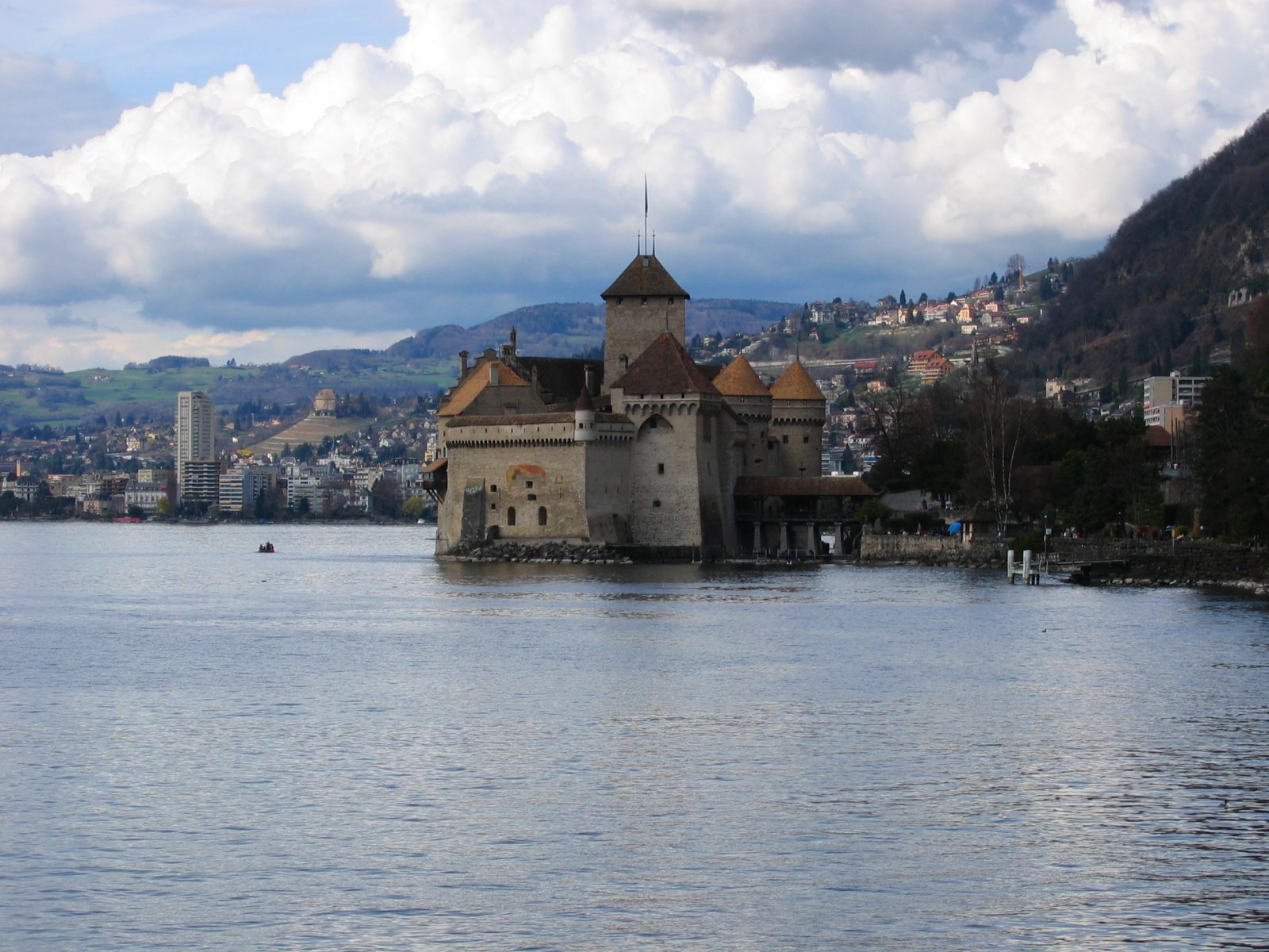 Wallpapers Constructions and architecture Castles - Palace Chteau de Chillon, sur le Lman