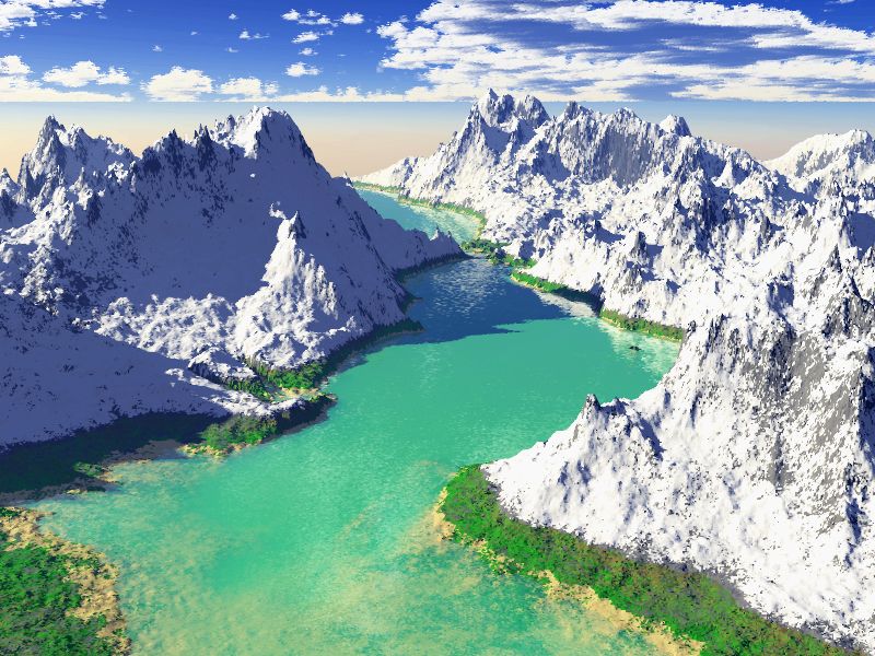 Wallpapers Digital Art 3D - Terragen Snow