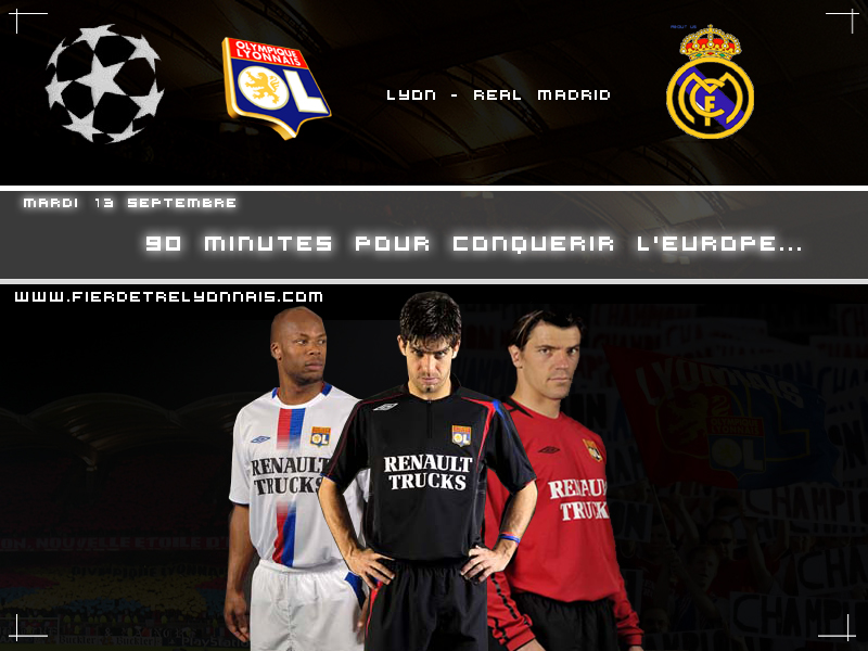 Wallpapers Sports - Leisures Football Lyon-real madrid