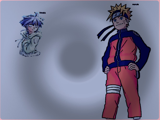 Fonds d'cran Art - Numrique Manga Hinata & Naruto