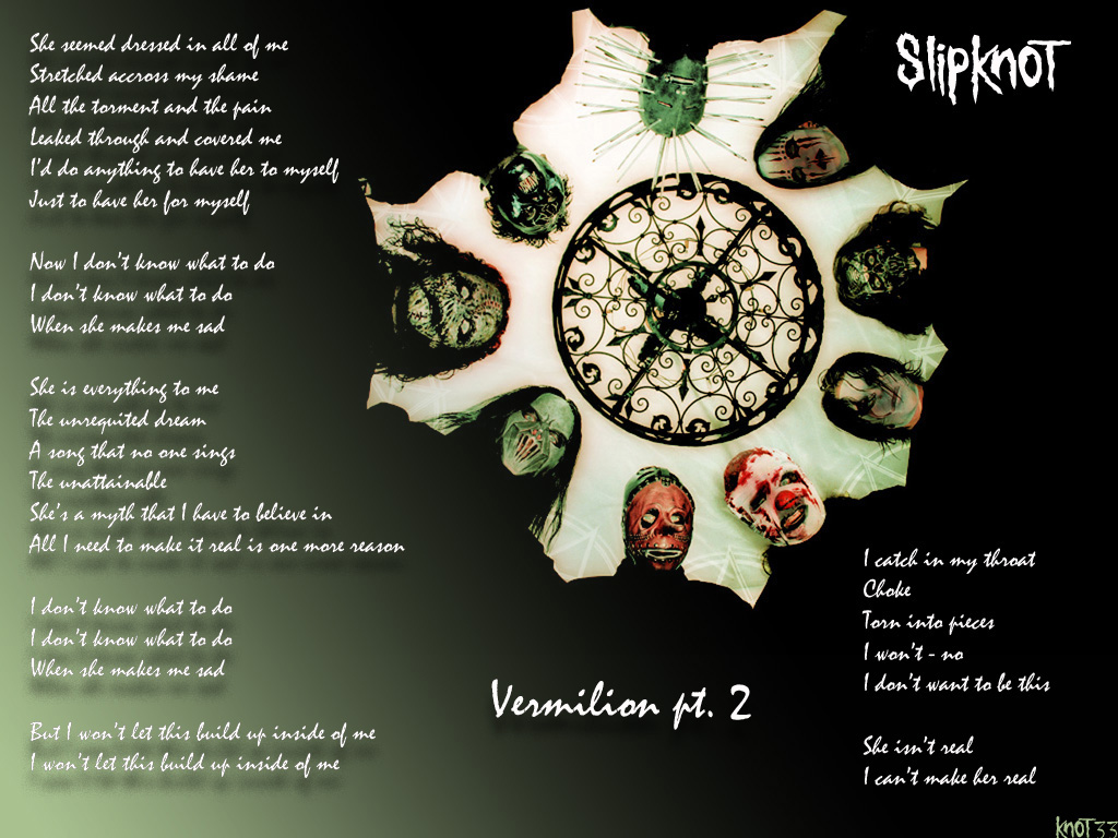 Wallpapers Music Slipknot Vermilion pt.2