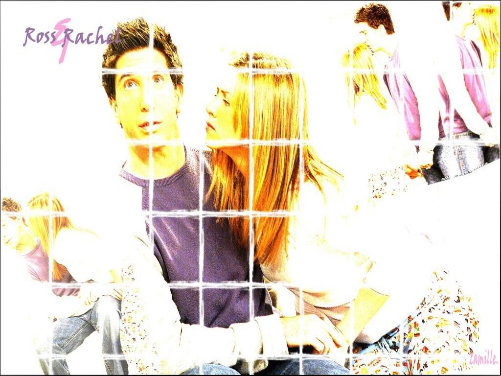 Fonds d'cran Sries TV Friends ross et rachel