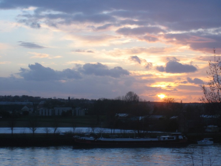 Wallpapers Nature Sunsets and sunrises Coucher de soleil sur seine!!