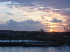 Wallpapers Nature Coucher de soleil sur seine!!