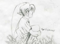 Wallpapers Art - Pencil Link triste