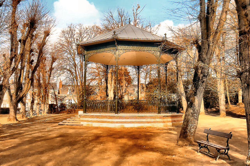 Fonds d'cran Voyages : Europe France > Pays de Loire Le Mans Jardin des Plantes