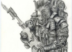 Wallpapers Art - Pencil Soldat du 37 Highlanders