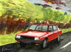 Wallpapers Art - Painting Voiture R9