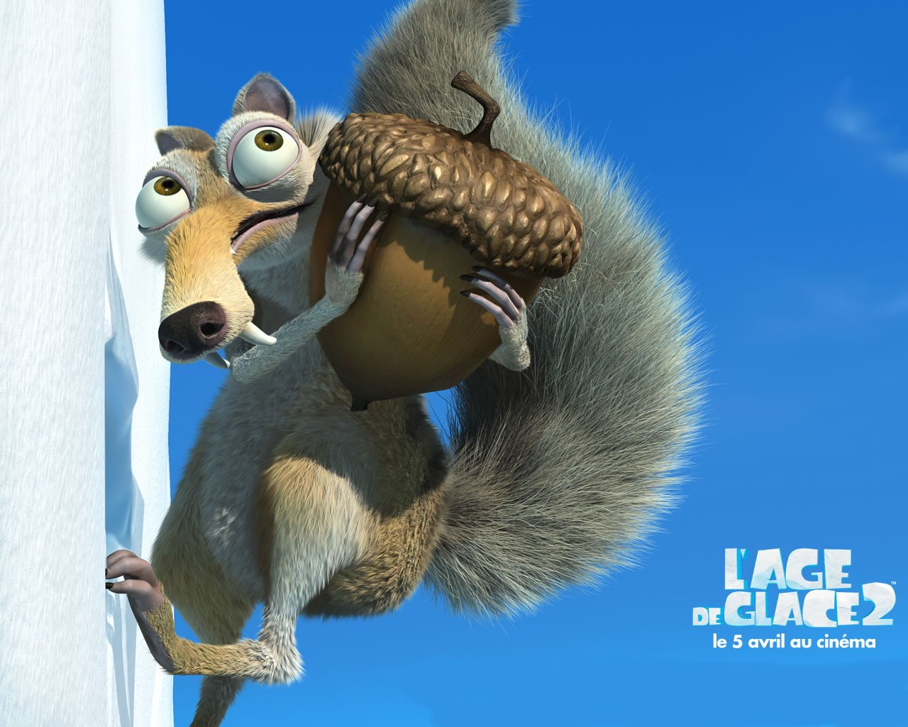 Wallpapers Cartoons Ice Age 2 Scrat