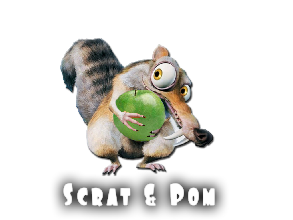 Fonds d'cran Humour Parodies scrat&pom