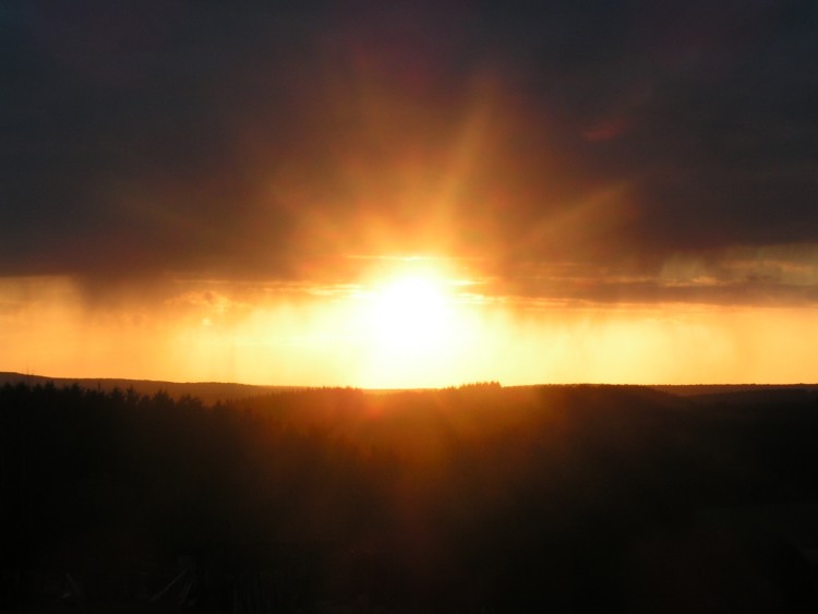 Wallpapers Nature Sunsets and sunrises Coucher de Soleil dans les Ardennes