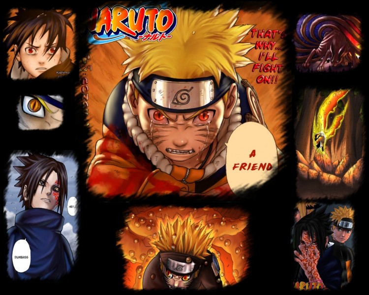 Fonds d'cran Manga Naruto naruto sasuke