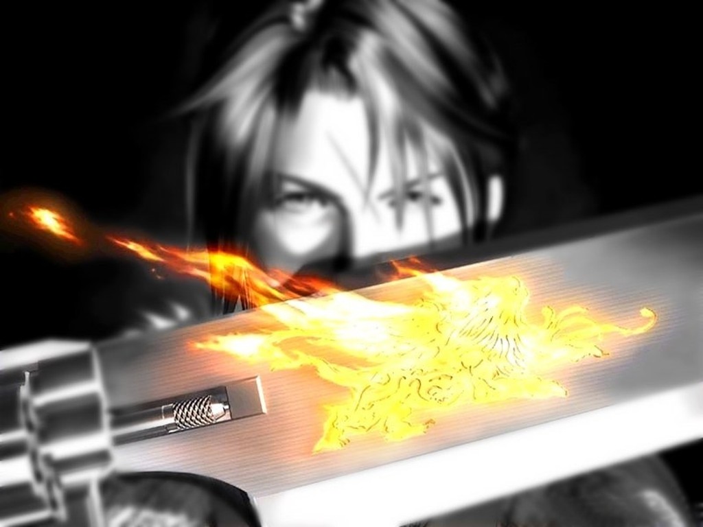 Fonds d'cran Jeux Vido Final Fantasy VIII squall 2