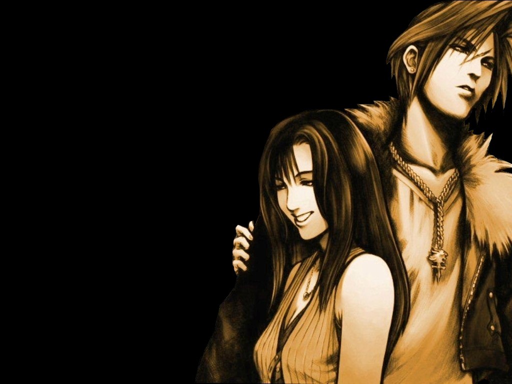 Wallpapers Video Games Final Fantasy VIII squall et linoa