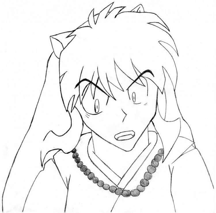 Fonds d'cran Art - Crayon Manga - Inu Yasha inu-yasha